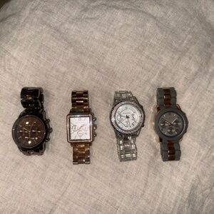 Michael Kors Women's Watches in Black, Brown, Silver, and Gold